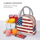 thumbnail image 5 of Easygdp Vintage American Flag Bolsa de Almuerzo Insulada Grande, Forro de Aluminio, Diseño Espacioso, a Prueba de Fugas, Ideal para Trabajo, Picnics, Viajes y Actividades al Aire Libre, 5 of 6