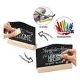 thumbnail image 5 of 12 Mini Chalkboard with Stand, Small Blackboard Wooden Signs, 5 of 5