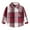 Red, variant on ATOGUTA Boys Flannel Shirt Jacket Kids Long Sleeve Button Down Plaid Shirts Size 1T-9, Red