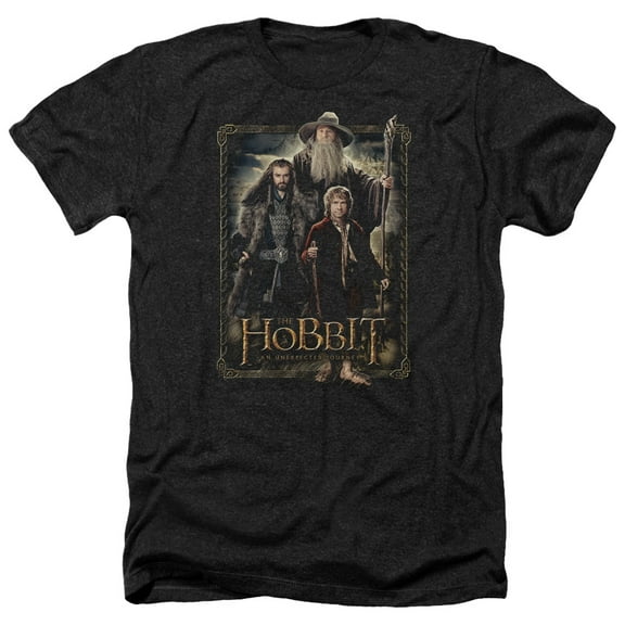 The Hobbit - The Three - Heather Short Sleeve Shirt - Small