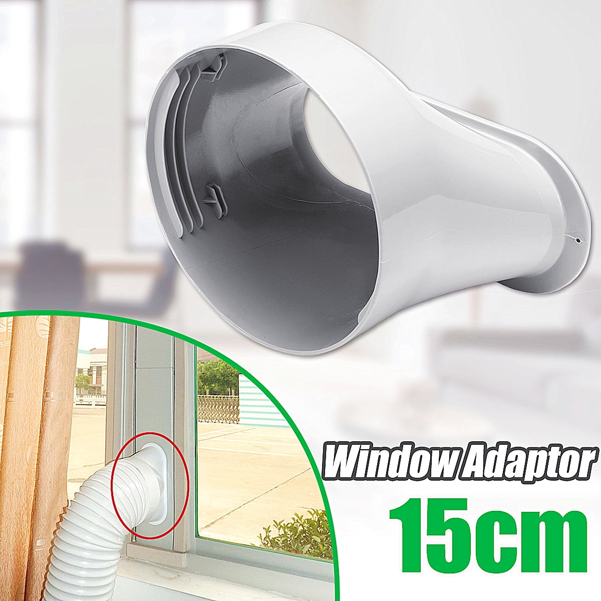 Window Adaptor/Window Flat Mouth Interface For Air Conditioner Exhaust Hose 