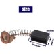 thumbnail image 5 of Carivent 10 Pairs 12 x 8 x 5mm Motor Carbon Brushes Compatible with Angle, 5 of 5