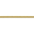 thumbnail image 5 of Auriga Fine Jewelry 14K Yellow Gold 4.3mm 3-Wire Wheat Chain Necklace 20inch for Women, 5 of 6