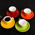 thumbnail image 3 of Macaron Espresso Black Italian Coffee Cup, 3 of 5