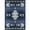 Blue, variant on Rustic Southwestern Carpet Arrows Lodge Style Cabin Area Rug, 5' 2" x 7' 4" Rectangle, Ivory