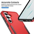 thumbnail image 6 of For Samsung Galaxy S25+ 5G Case Shockproof Rugged Full Body Protection Heavy Duty Dust/Drop Proof Cover Case​,Red&Black,For Galaxy S25+ (5G), 6 of 7