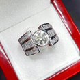 thumbnail image 4 of SEPARQI Modern Cocktail Anniversary Ladies For Women High Quality Lightweight CZ AAA Zircon Ring Elegant Gift Comes in Elegant Box, 4 of 8