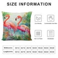 thumbnail image 6 of Nawypu  Pink Flamingo Throw Pillow Covers Set of 2,Tropical Palm Leaf Pillow Cases Decorative Square Pillowcases for Home Bed Sofa Living Room Farmhouse Outdoor, 6 of 6