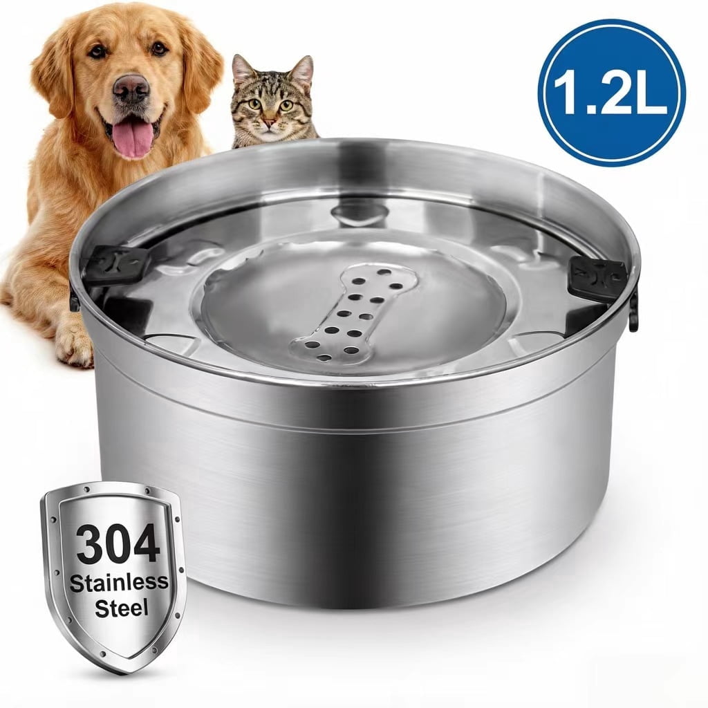 Animal Planet Ceramic Dog Bowl - ( Thirsty ) Debossed Large 7" Diameter,  Dishwasher Safe - Walmart.com