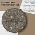 thumbnail image 3 of Replacement Papasan Cushion Cover 55 Inch - Waterproof, Tear-Resistant & Stylish - Fits Large Papasan Chair - Animal Skin Pattern, 3 of 7