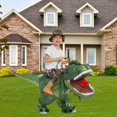 thumbnail image 2 of Disfraz inflable One Casa Dinosaur Riding T-Rex para niños, 2 of 8