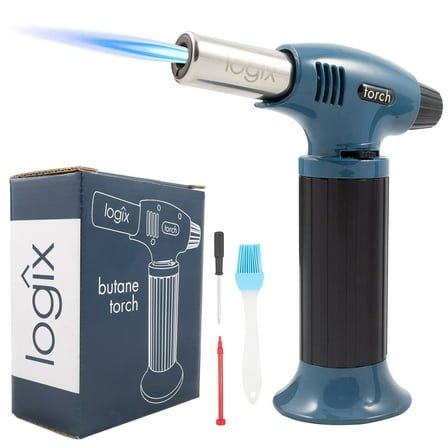 Logix Butane Torch, Blue