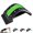 Green, variant on Saludea Spinecomfort Back Stretcher, Back Cracker 4 Level, Lumbar Stretcher for Back Pain Relief,Ergonomic Design, Home Office Use