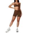 thumbnail image 1 of Conjuntos de entrenamiento for mujer, 2 piezas, sujetador deportivo, camiseta sin mangas, polainas de cintura alta, gimnasio, yoga, ropa activa, camiseta de entrenamiento for mujer, 1 of 6