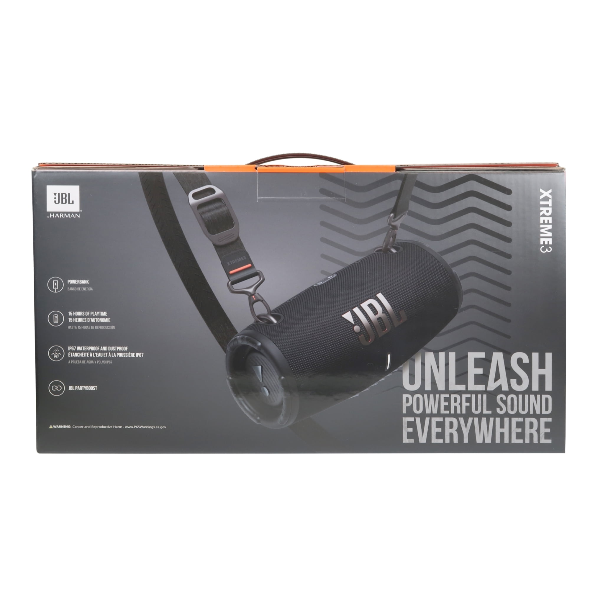 JBL Xtreme 3 Portable Bluetooth Waterproof Speaker (Black