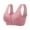 Pink, variant on Full Coverage Bra Women No Underwire Lactation Vest Bra Back Adjustment Yoga Running Bra Short Size Cupless Bra, Style 12887, Gray 38B