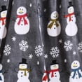 thumbnail image 3 of Plazatex MicroPlush Gray Printed Holiday Throw Blanket - 50x60", Multi, 3 of 3