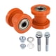 thumbnail image 1 of Tensor de polea de rodillo de cadena con junta de tuerca de perno/tensor de guía de rueda para motocicleta Mini bicicleta ATV 125 cc 140 cc 160 cc XR125 Dirt Bike/plástico 8 mm 10 mm/2 juegos naranja, 1 of 7
