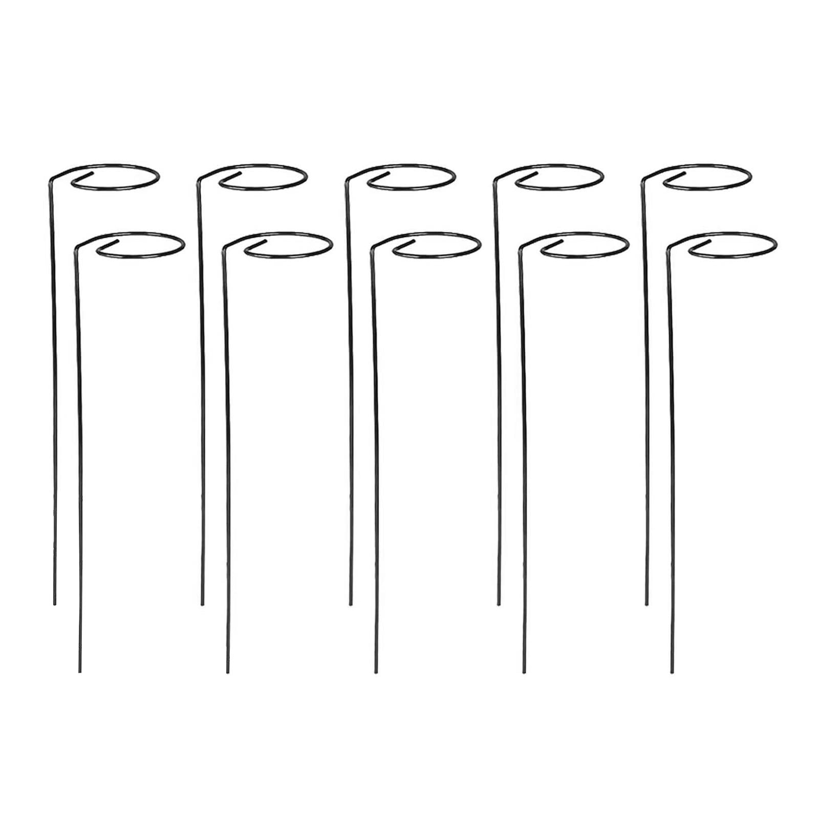 Zxpjkyu Climbing Plant Stakes Plant Support Towers Supplies Space Saving Easy to Install Straight 10pcs
