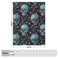 thumbnail image 4 of FUMJ Skull Throw Blanket Soft Blankets Plush Comfy Throws Decor for Home Couch Living Room Bed Sofa Cozy Warm Gifts for Women Boys Girls Lightweight, 4 of 6