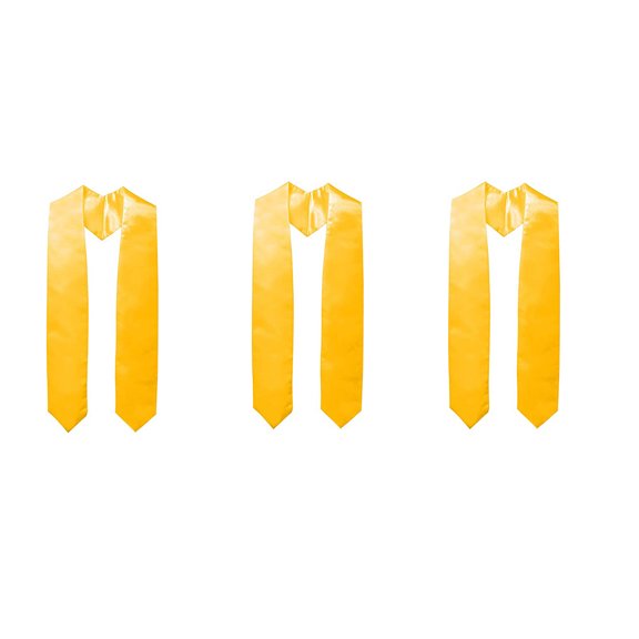 University Graduation Ceremonial Sash Extended Length Shoulder Stashes Satins Fabric for Formal Use
