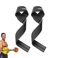 thumbnail image 5 of Weight Lifting Wrist Wraps, Breathable Deadlift Wrist Straps with Buckle, Skin Friendly Weightlifting Band for Increasing Friction, Cushioned Wrist Band for Strength Training, 5 of 9