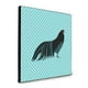 thumbnail image 1 of Panel de decoración de Pared multicolor Caroline's Treasures Sumatra Blue Check, 1 of 1