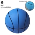 thumbnail image 1 of Silent Basketball Racket Children'S Indoor Training Infant Baby Silent Sponge Elastic Small Leather Ball Toys, 1 of 1