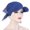 Blue, variant on Women Printing Sun Protection Cap Head Hat Women Hats for Summer Hats for Small Heads Women Hat Organizer for Baseball Caps Clear Blvd Hat Girls Clothing Hut Womens Baseball Caps Ponytail Textu Solid