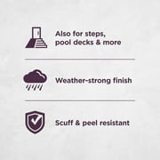 Valspar 1669282 Floor, Patio Wood and Concrete Anti-Skid Paint, 124 fl oz