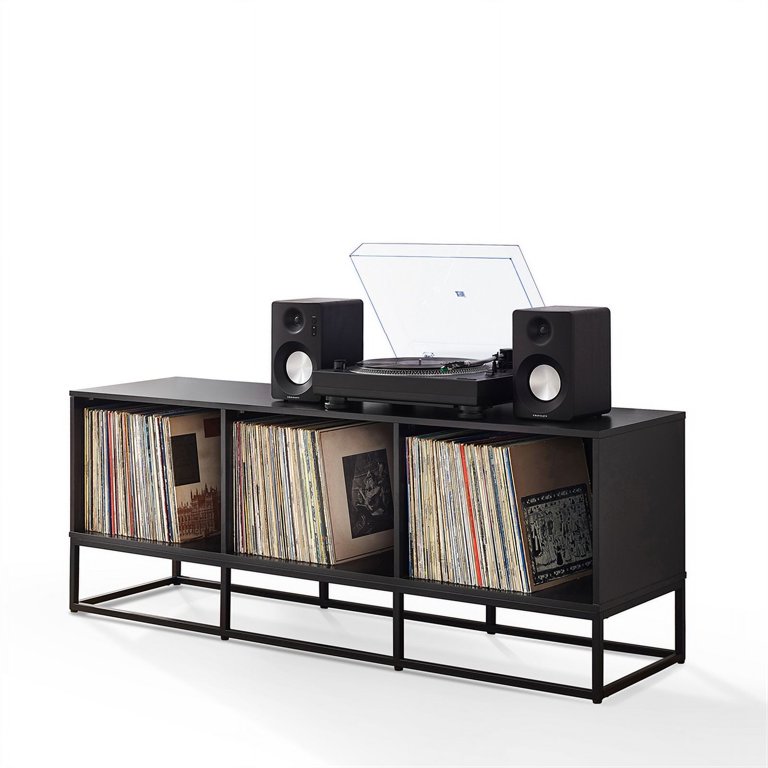 Crosley Furniture Enzo Large Modern Industrial Metal Wood Home
