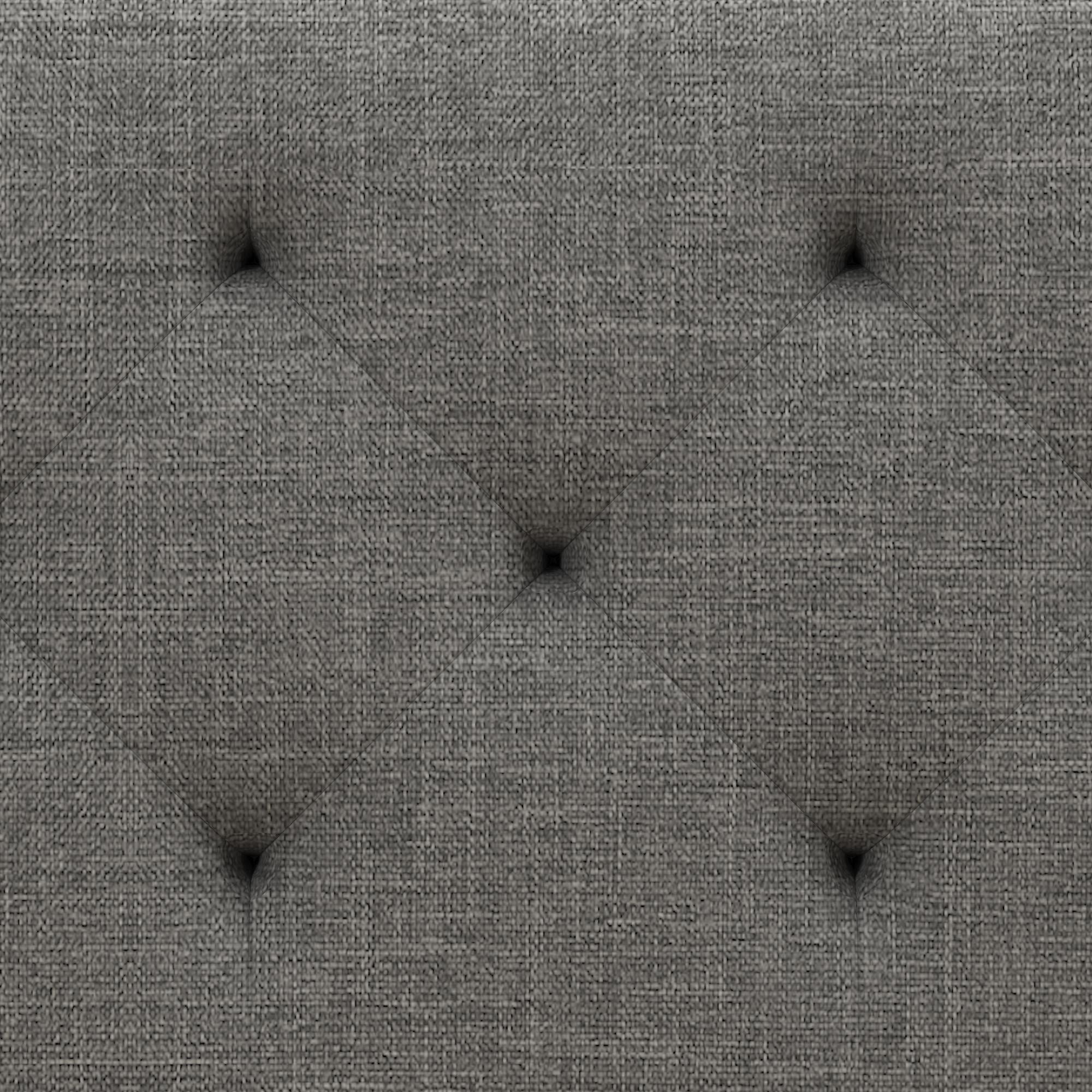 Novogratz Her Majesty Daybed and Trundle, Grey Linen