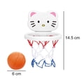 thumbnail image 4 of Bonito juego de cestas con forma de gato Panda, juguetes de pelota para niño para ducha de baño (aro de gato) JShteea libre de BPA, 4 of 9