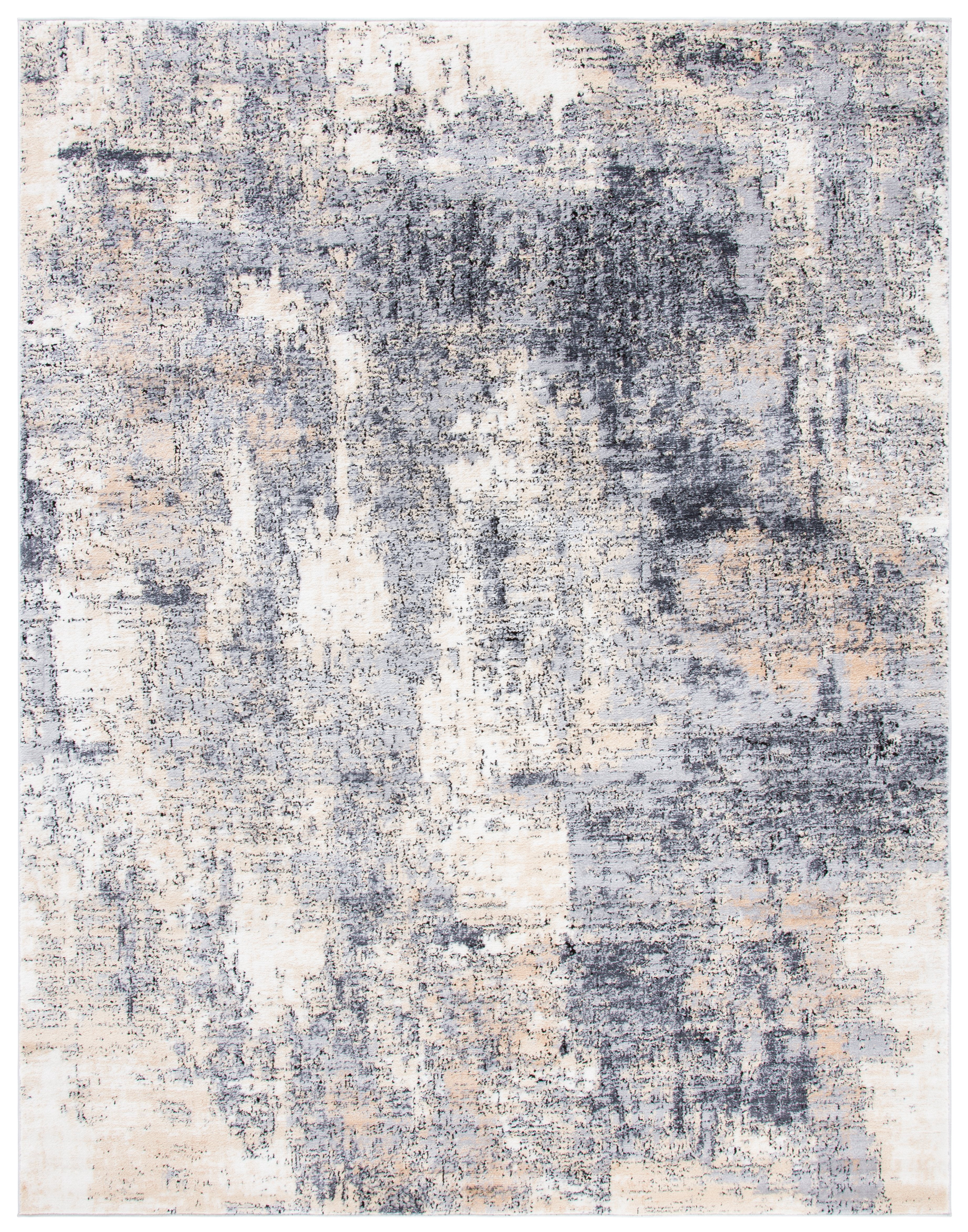SAFAVIEH Amelia Boyce Abstract Area Rug, Gray/Gold, 8' x 10'