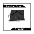 thumbnail image 1 of 2 Pcs Couvercle de Plaque de Presse à Chaud, Réutilisable Antiadhésif pour Protéger la Sublimation Machine de Presse à Chaud (Noir 15 x 15 Po), 1 of 5