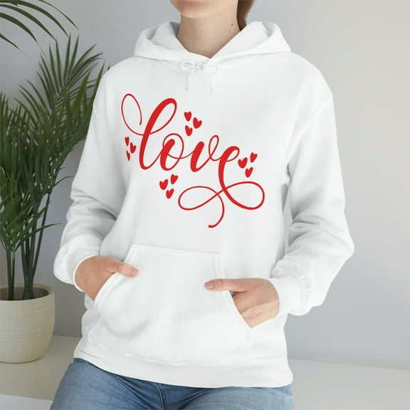 Love Valentines Unisex Heavy Blend™ Hooded Sweatshirt
