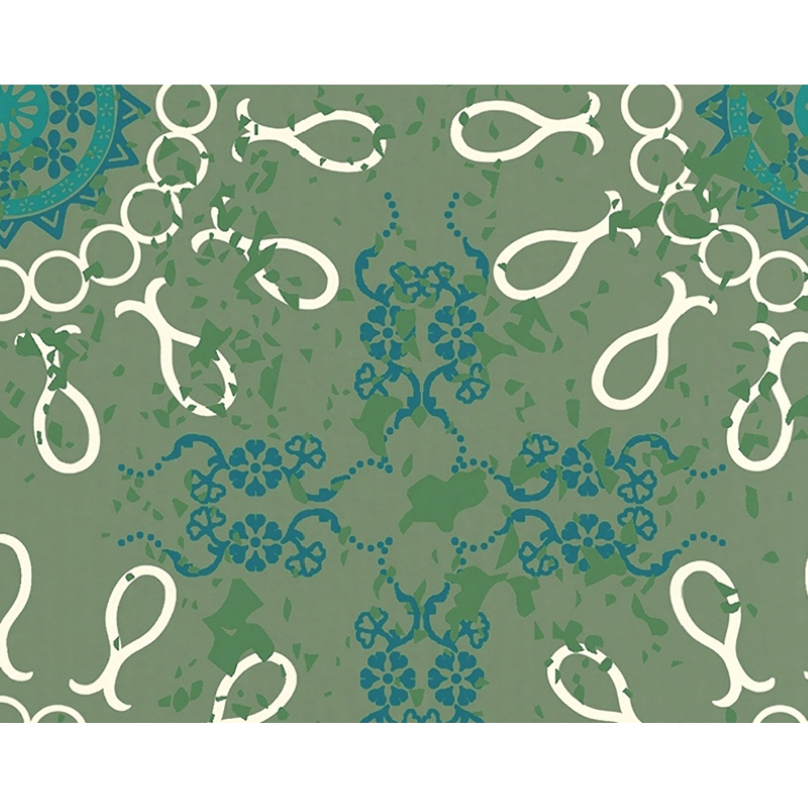 Simply Daisy 18" x 30" Sun Tile Geometric Print Kitchen Towel