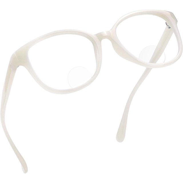 LifeArt Blue Light Blocking Bifocal Computer Reading Glasses with Transparent Lens for Women/Men