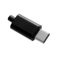 thumbnail image 4 of FVH 5set DIY 24pin USB 3.1 Type C USB-C Male Plug Connector SMT type with Black Housing Cover, 4 of 7