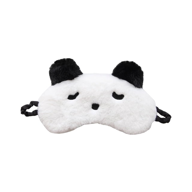 Máscara para dormir Panda Plush Eyeshade para niños y adultos