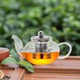 thumbnail image 2 of Glass Teapot Portable Tea Kettle Transparent Teapot Glass Teapot with Infuser for Home, 2 of 6