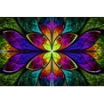 thumbnail image 2 of Art.com Multicolor Beautiful Fractal Pattern Art Print by velirina, 36" x 24", 2 of 4