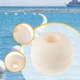 thumbnail image 6 of lacooooppia Rope Float Buoy Ball Deep Water Fishing Marker Canoe and Kayak Anchor Float for Sea Channel Water Park Zones Aquaculture Dock White, 6 of 8