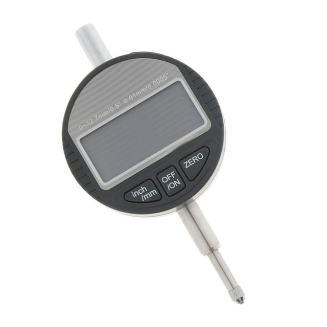Herramienta de Precisión con Indicador de Dial Digital de Calibre de 0-12,7 Mm de 0,01 Mm / 0,000 '' Cola Indicador de indicador de dial digital