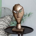 thumbnail image 7 of Renwil Fielden 14x6" Modern Aluminum Decorative Statue in Brass, 7 of 7