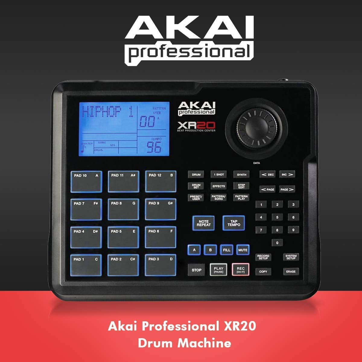 Akai Professional XR20 Beat Production Station Drum Machine with