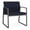 Open House Navy, variant on Gansett Reception Waiting Oversize Guest Chair / Charcoal Steel / Blue