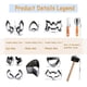 thumbnail image 2 of 13 Pieces Halloween Pumpkin Carving Set, Pumpkin Stencils For Carving, Halloween Pumpkin Carving Tools, Stainless Steel Pumpkin Stencils With Hammer, 2 of 5