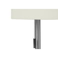 thumbnail image 3 of Monarch Specialties Lighting, Set Of 2, 17"h, Table Lamp, Usb Port Included, Nickel Metal, Ivory / Cream Shade, Contemporary, 3 of 5