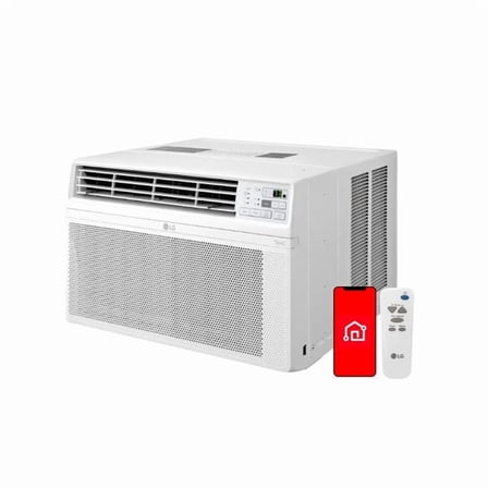 LG 12,000 BTU 115V ELECTRONIC SMART WAC W/REMOTE - WHITE